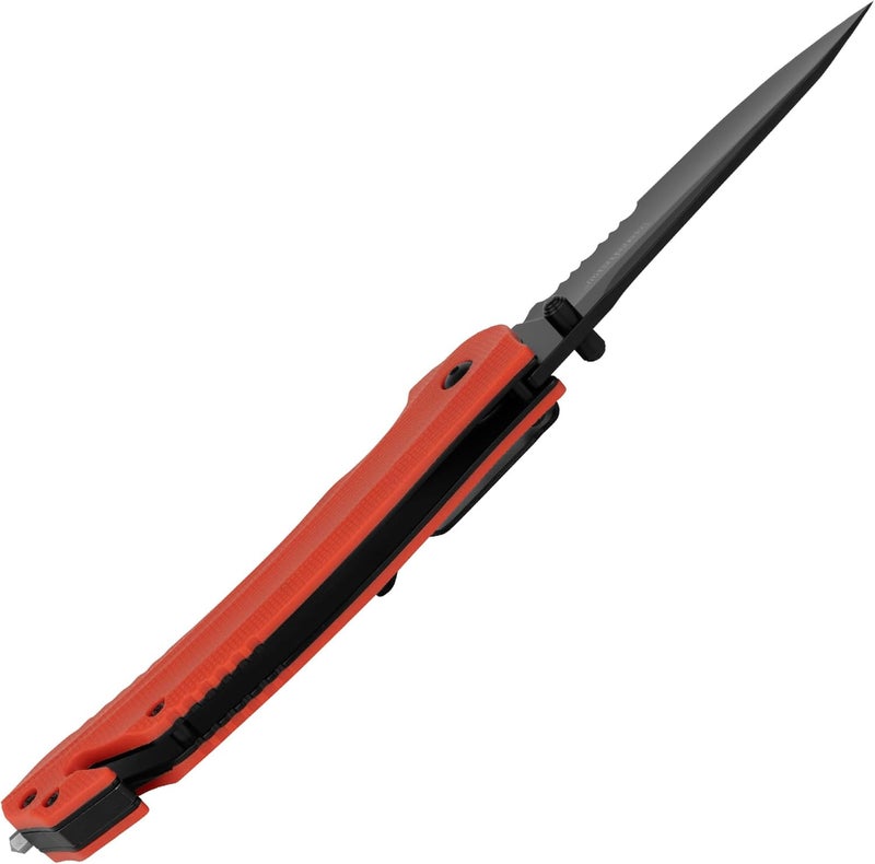 Kershaw Barricade Pocket Knife, Orange, 3.5 Inch Stainless Steel Drop Point Blade, Multifunction Rescue EDC with Assisted Opening, Everyday Carry Pocket Knife for Men and Women - Image 5